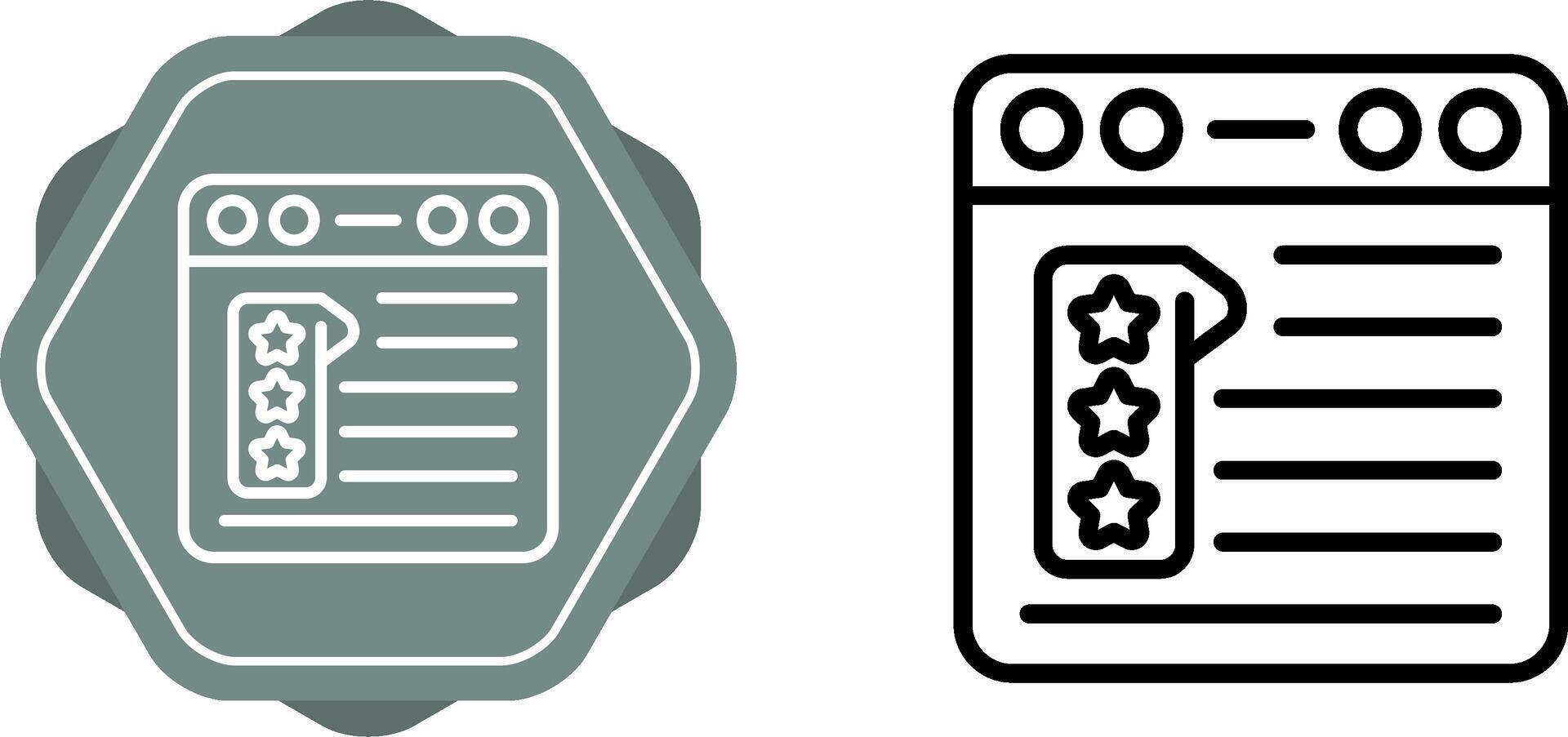 Review Vector Icon