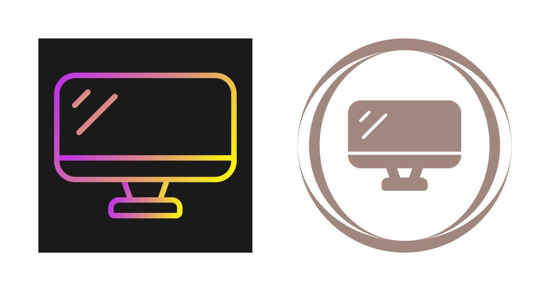 Monitor Vector Icon