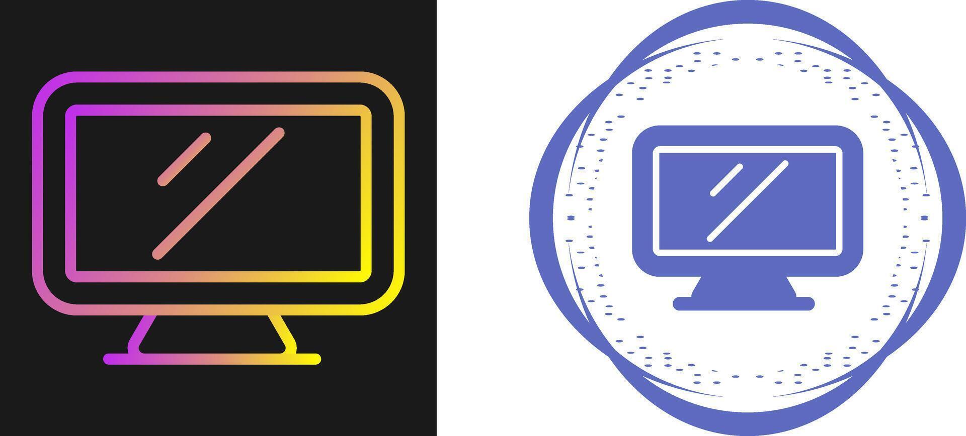 Computer Vector Icon