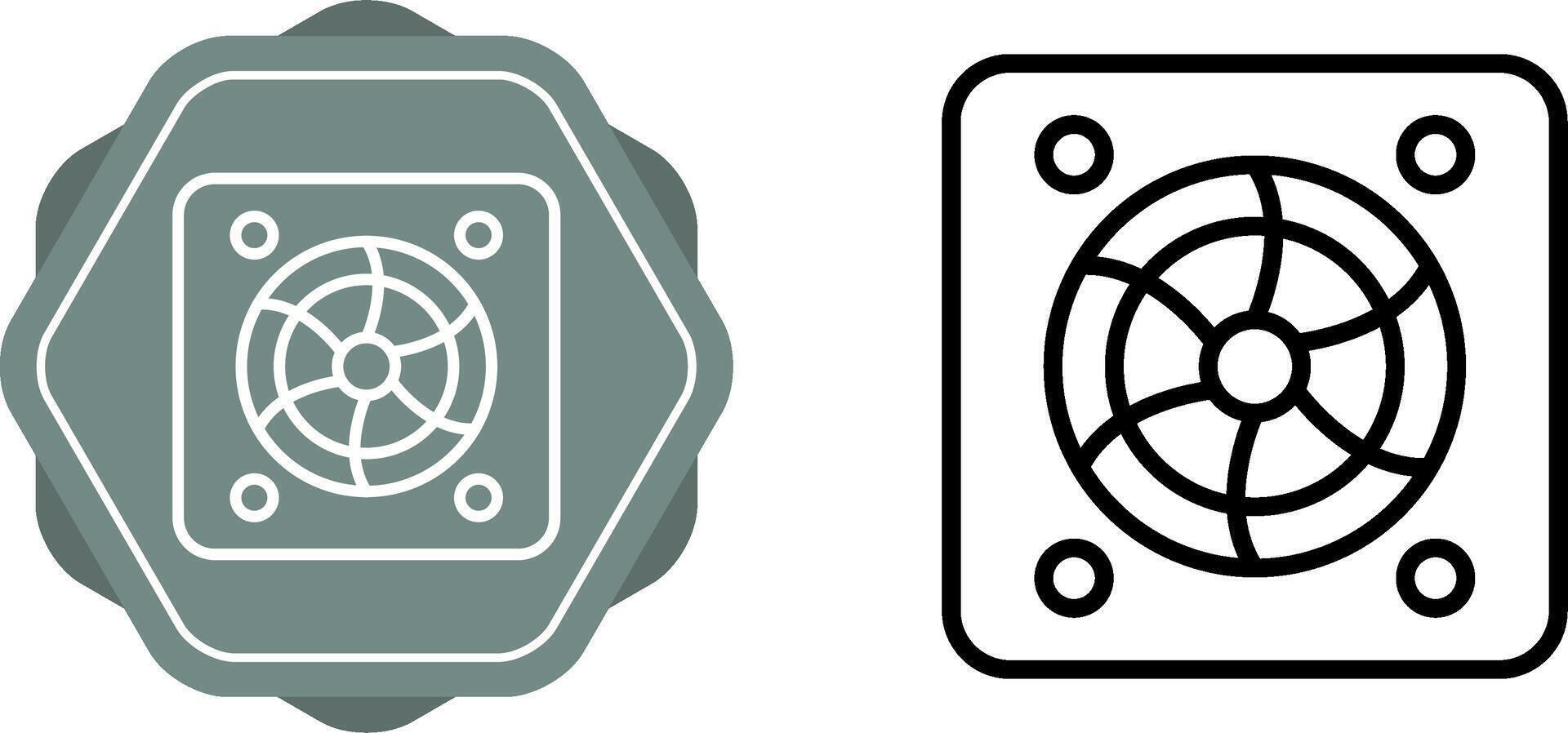 Cooling Fan Vector Icon