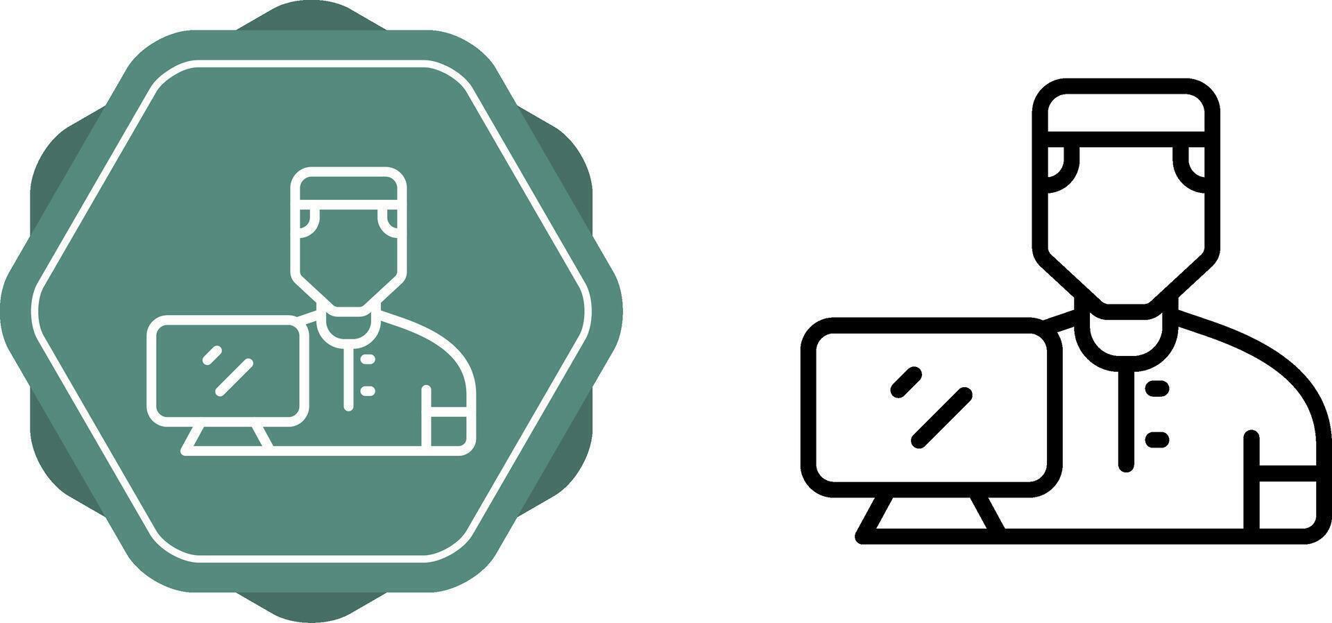 Working Man Vector Icon