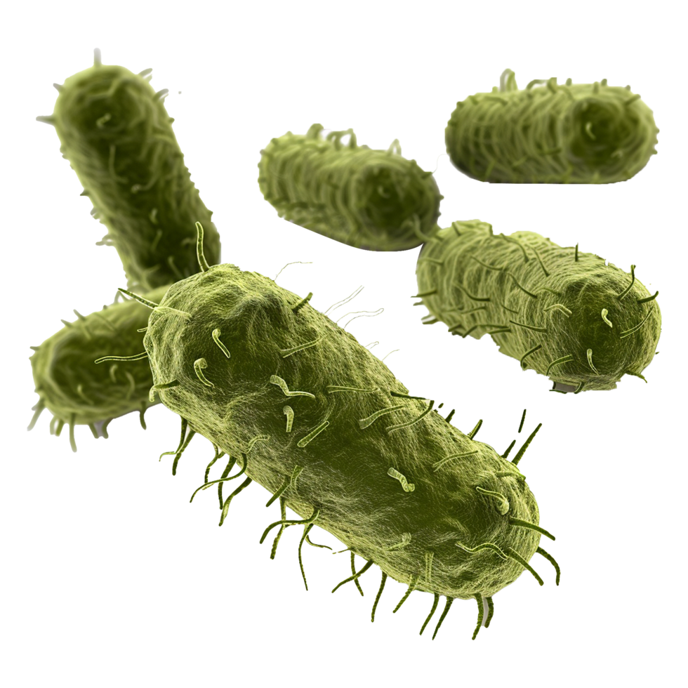 AI generated Bacteria isolated on transparent background png