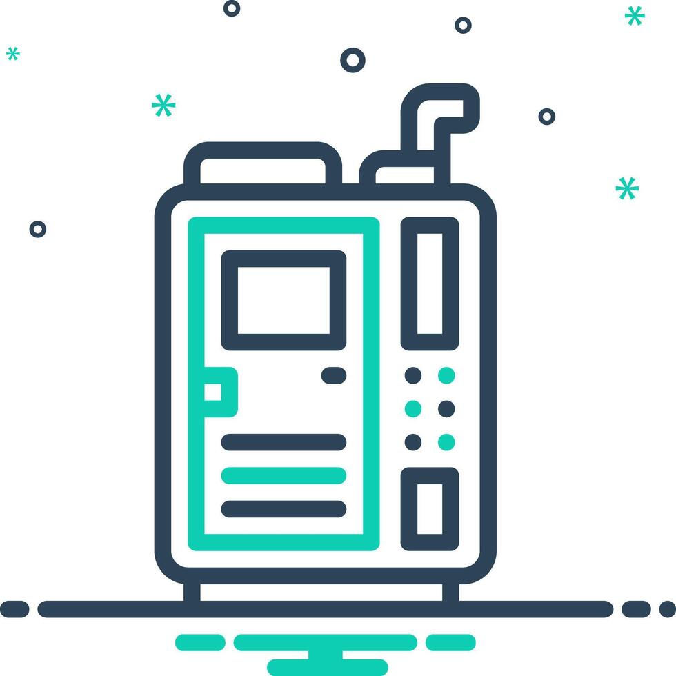 Vector mix icon for chambers