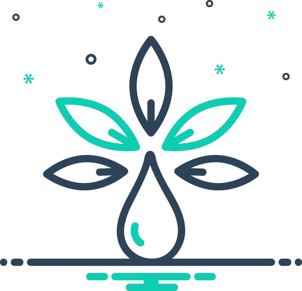 Vector mix icon for extract