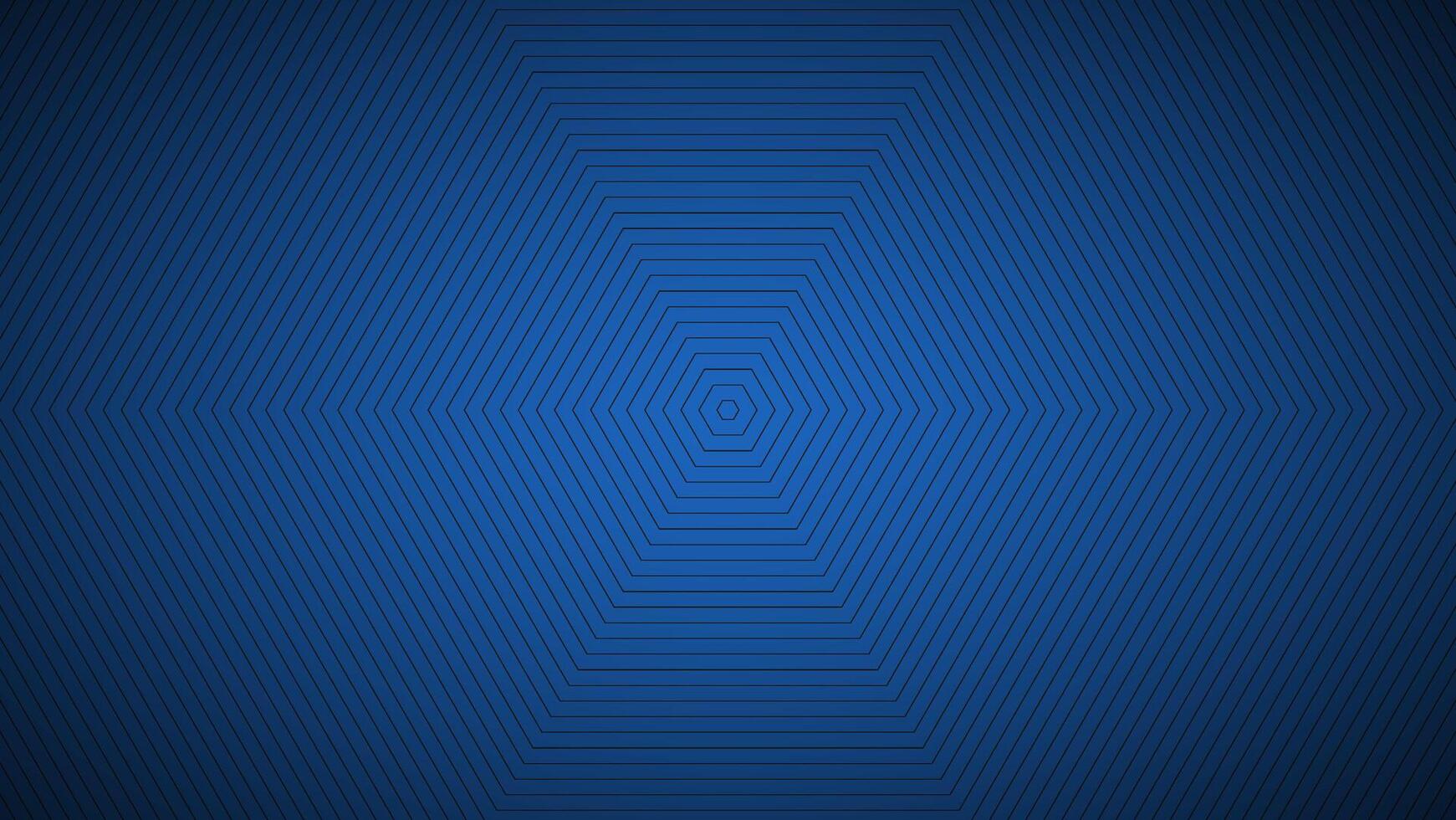 Modern blue abstract background, the look of stainless steel, octagonal lines on a blue background vector
