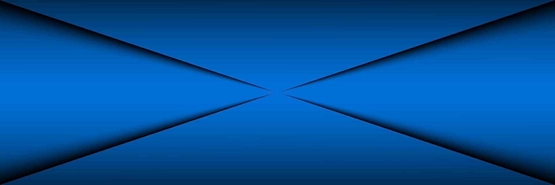 Blue abstract vector banner. Template for your header and presentation. Modern vector background