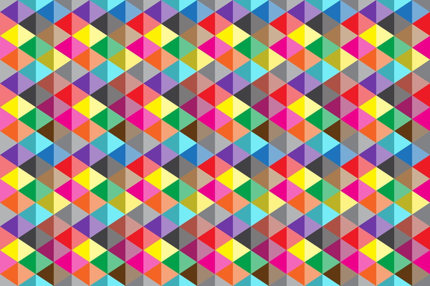 vistoso triangular resumen fondo, de colores triangulos, píxel mosaico, vector ilustración