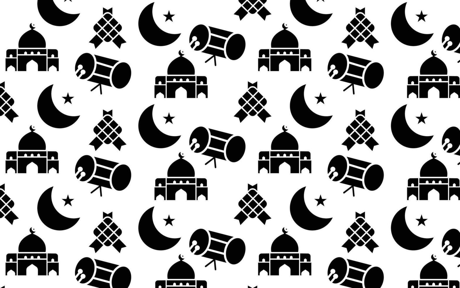 Ramadan Kareem. Islamic template with ramadan for wallpaper design. Poster, media banner. A set of vector illustrations.