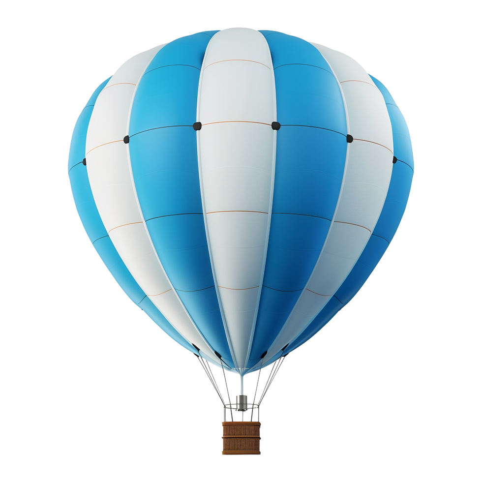 ai généré 3d air ballon isolé sur transparent Contexte png