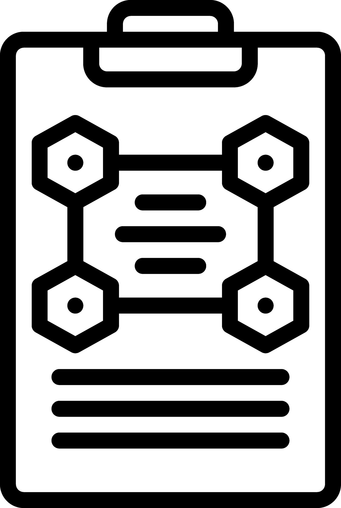 Vector black line icon for protocol 40323922 Vector Art at Vecteezy