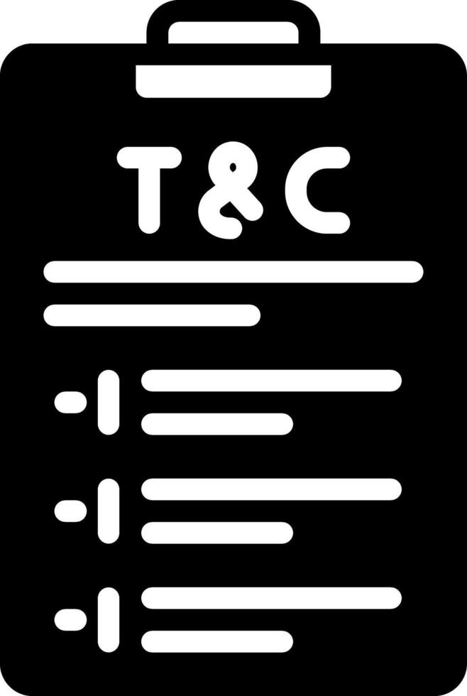 Solid black icon for conditions vector
