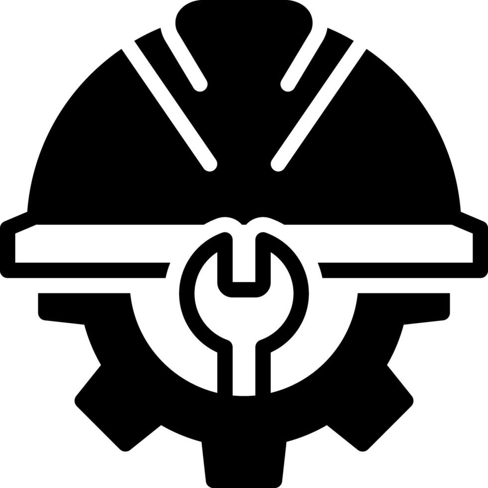 Solid black icon for reform vector