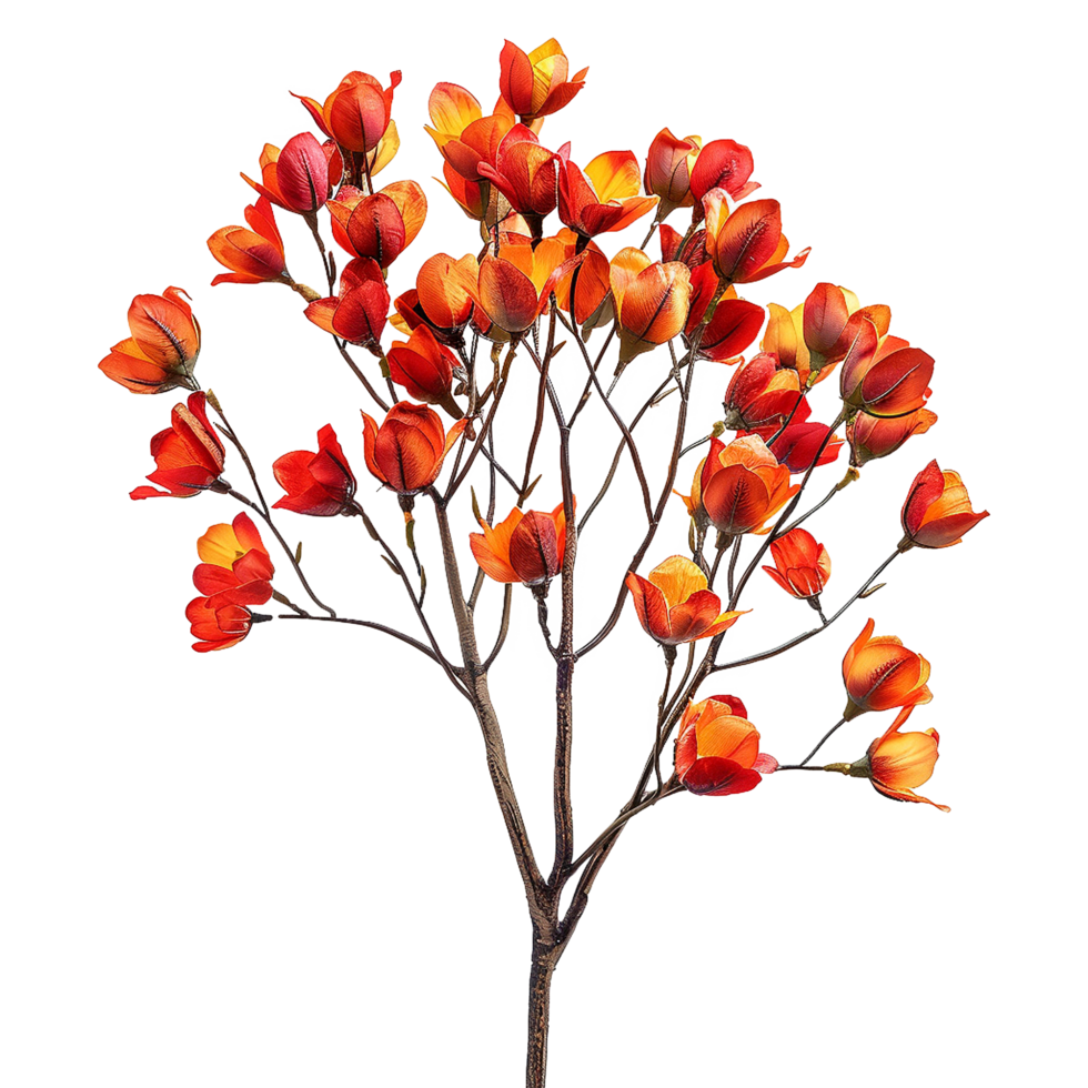 AI generated Tulip tree isolated on transparent background png