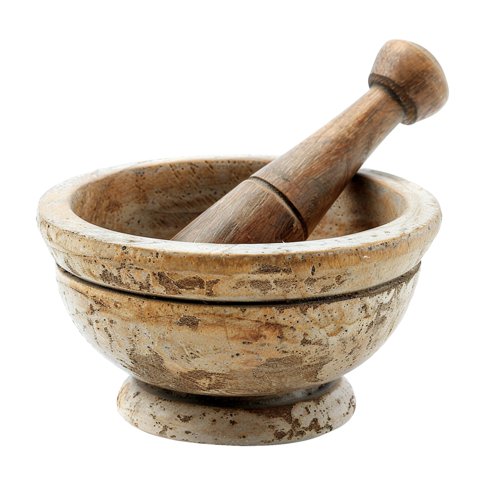 AI generated Pestle isolated on transparent background png