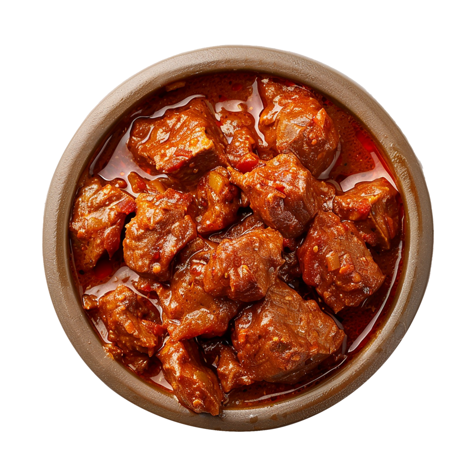 AI generated Vindaloo isolated on transparent background png