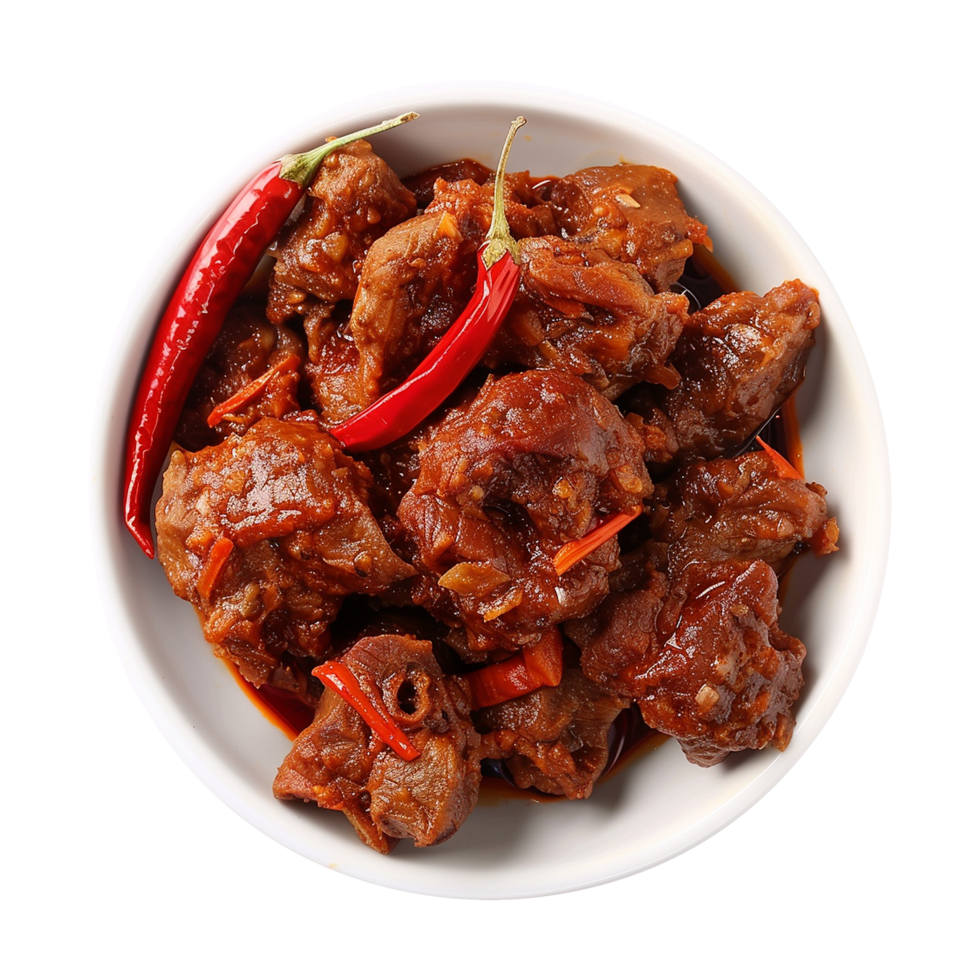 AI generated Vindaloo isolated on transparent background png
