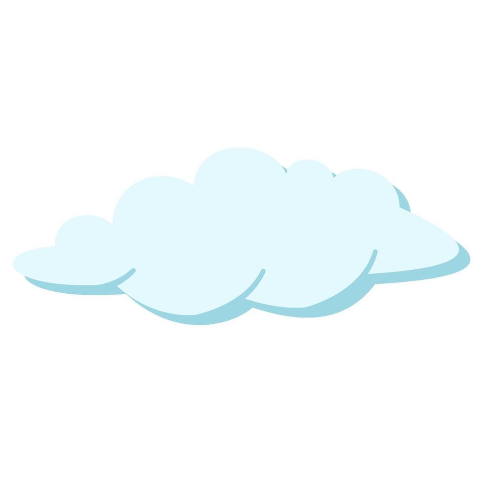 Anime cloud illustration vector