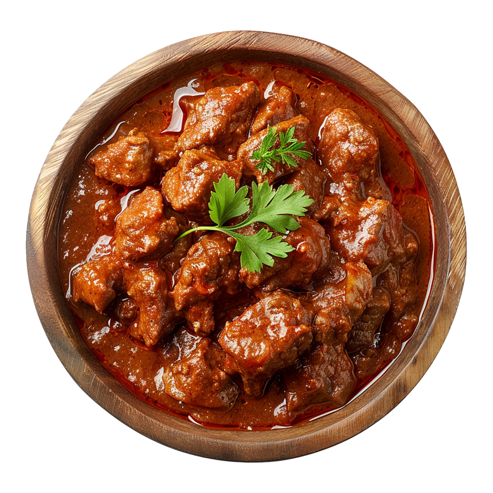 AI generated Vindaloo isolated on transparent background png