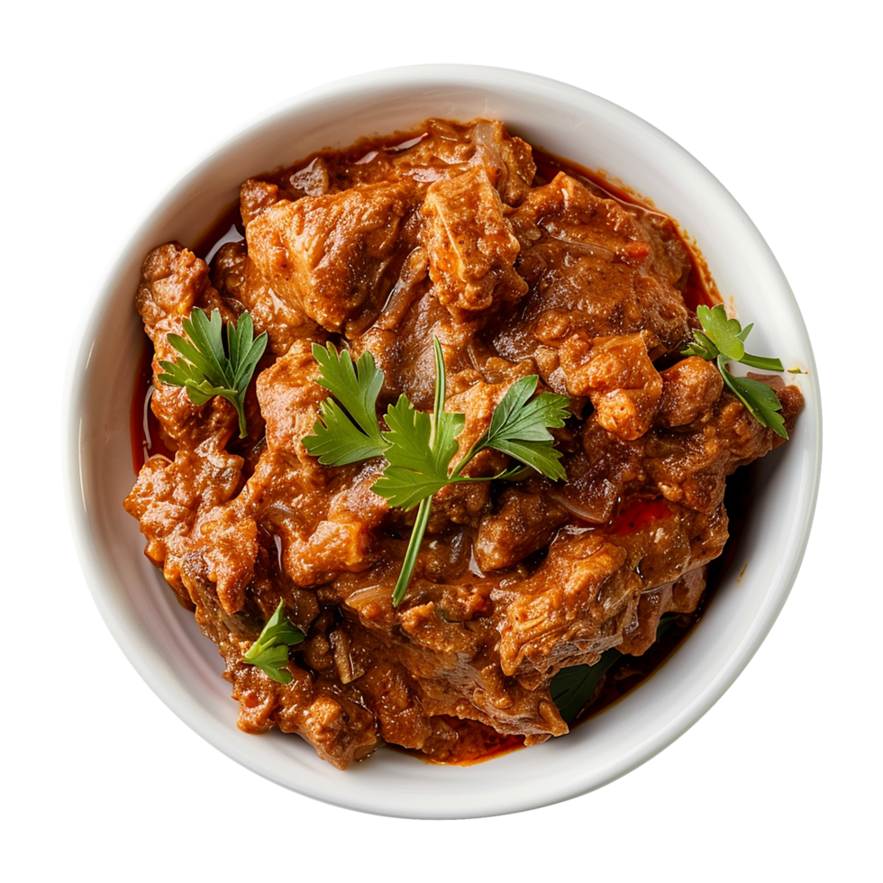 AI generated Vindaloo isolated on transparent background png