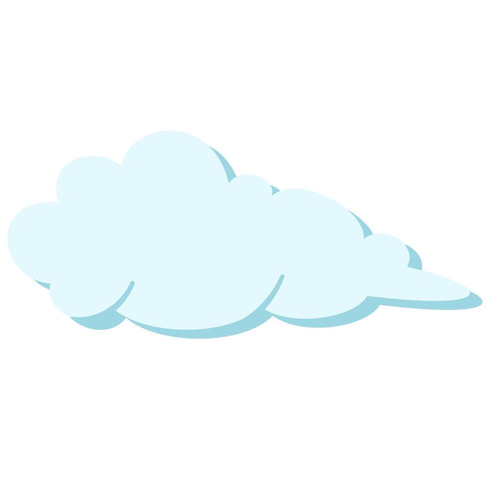 Anime cloud illustration vector