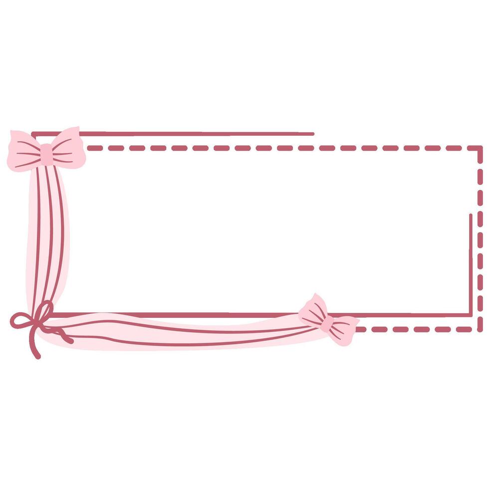 Reactangle frame illustration vector