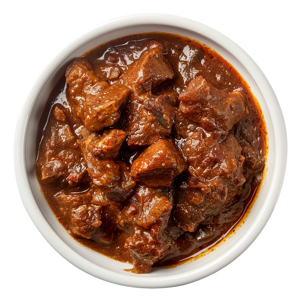 AI generated Vindaloo isolated on transparent background png