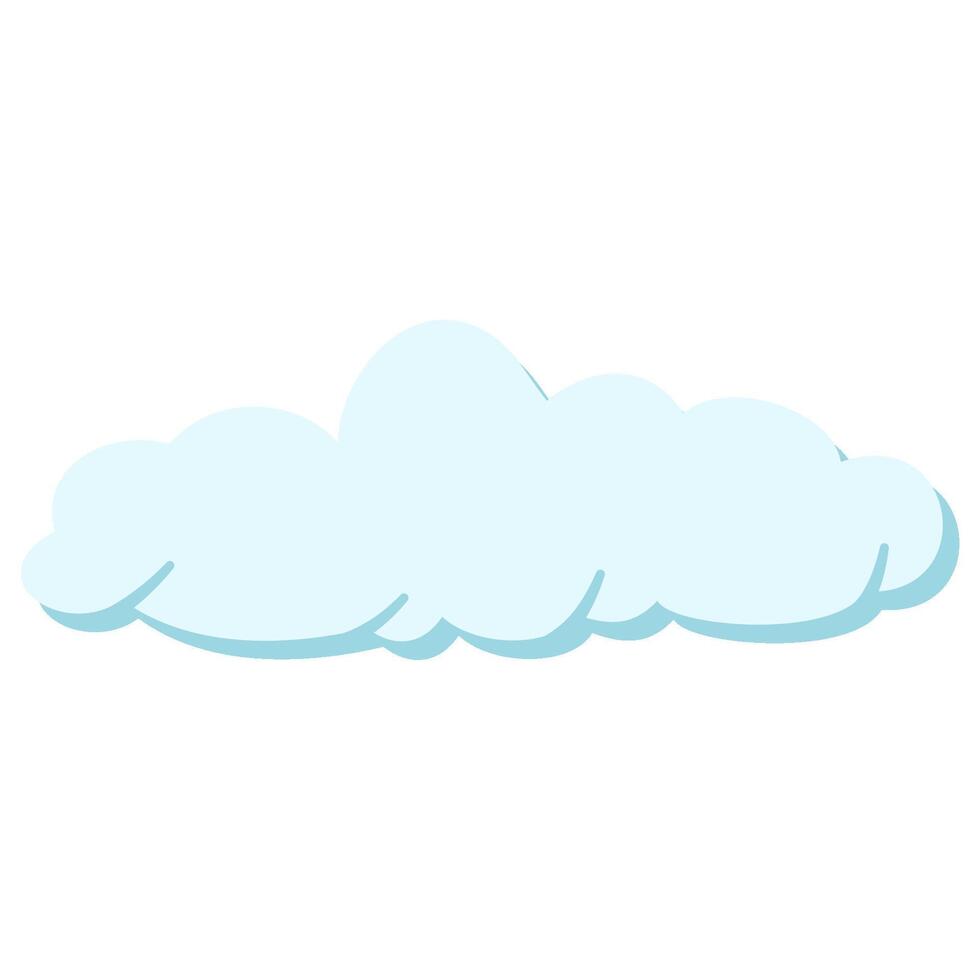 Anime cloud illustration vector