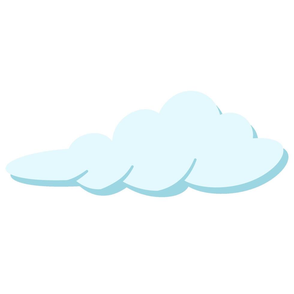 Anime cloud illustration vector