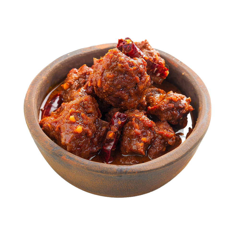 AI generated Vindaloo isolated on transparent background png