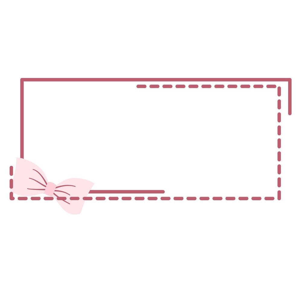 Reactangle frame illustration vector