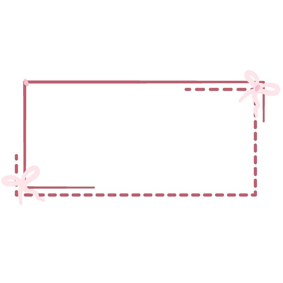 Reactangle frame illustration vector