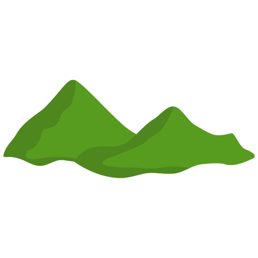 montaña ver paisaje vector