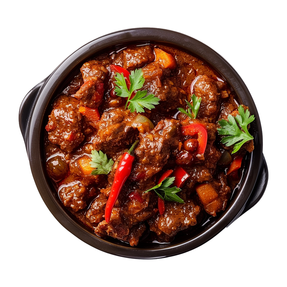AI generated Vindaloo isolated on transparent background png