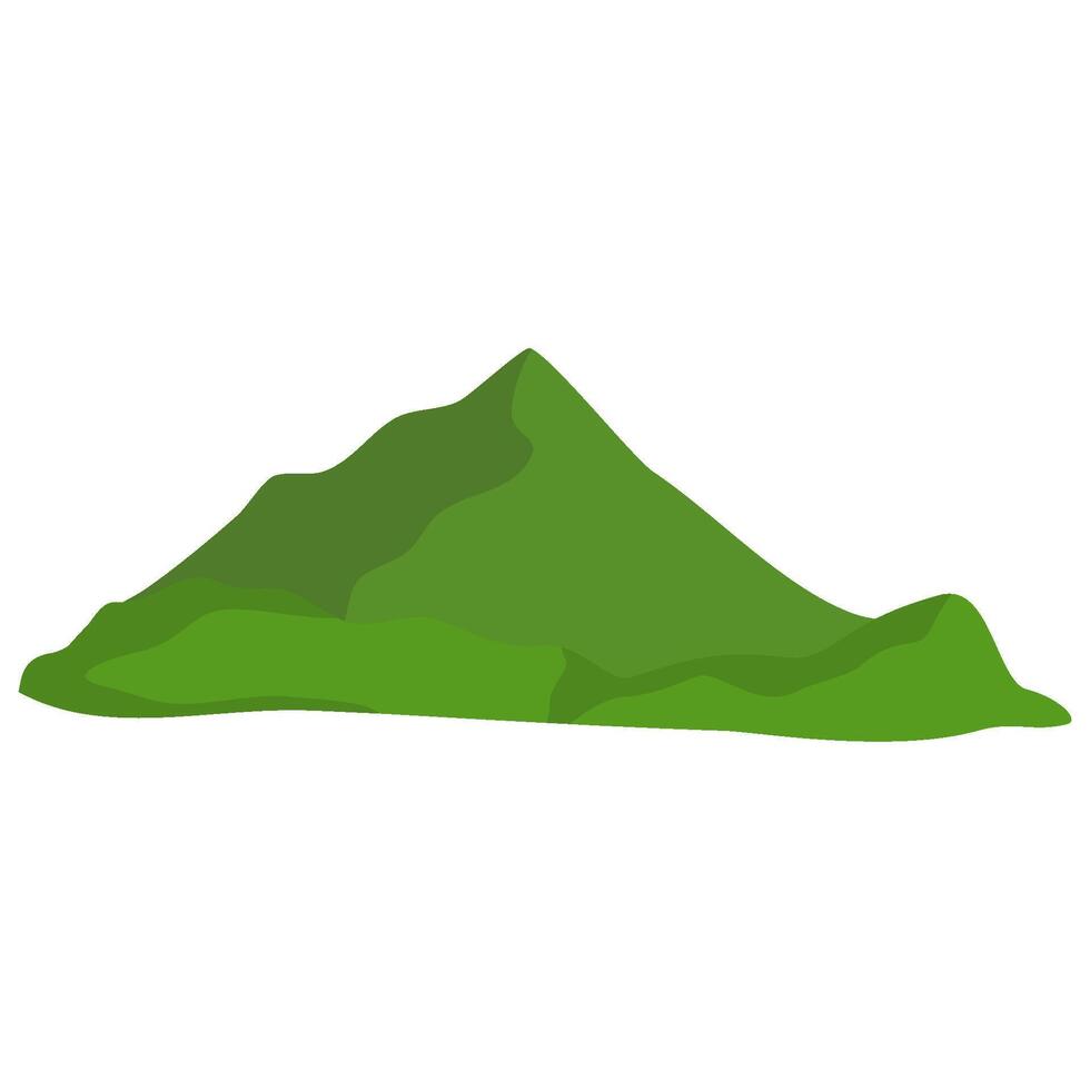 montaña ver paisaje vector