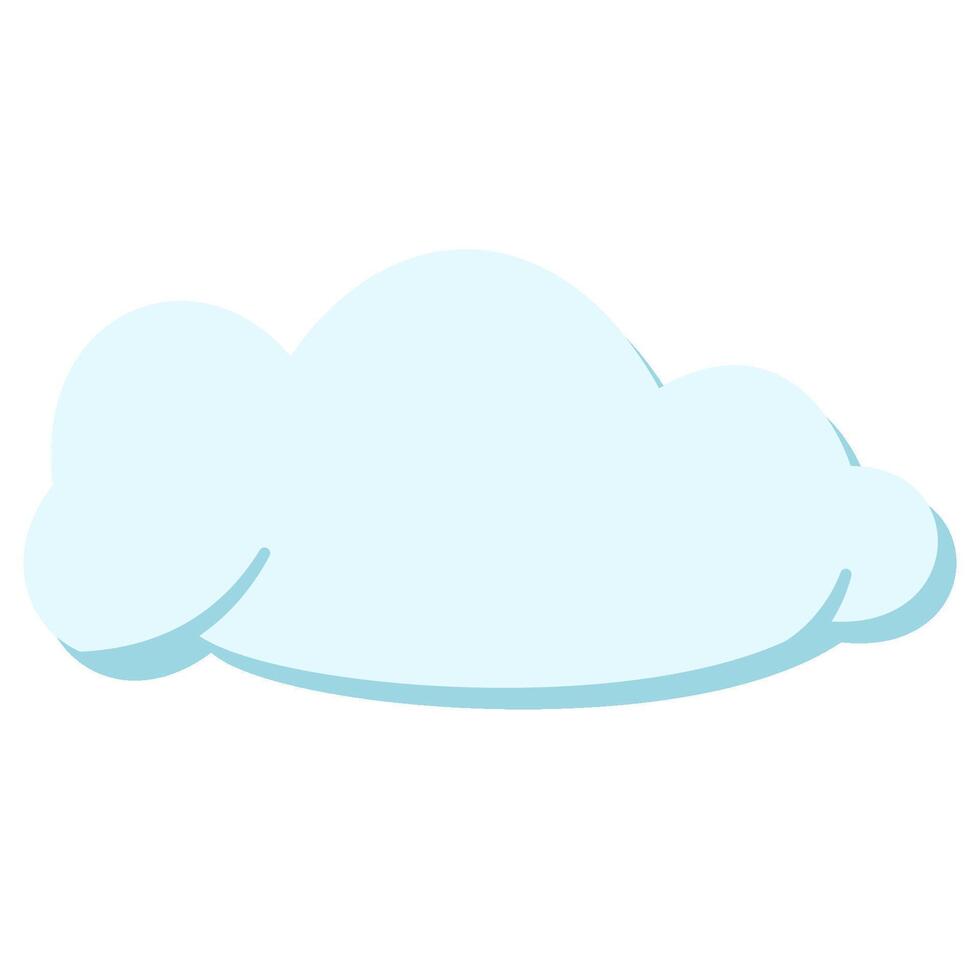 Anime cloud illustration vector