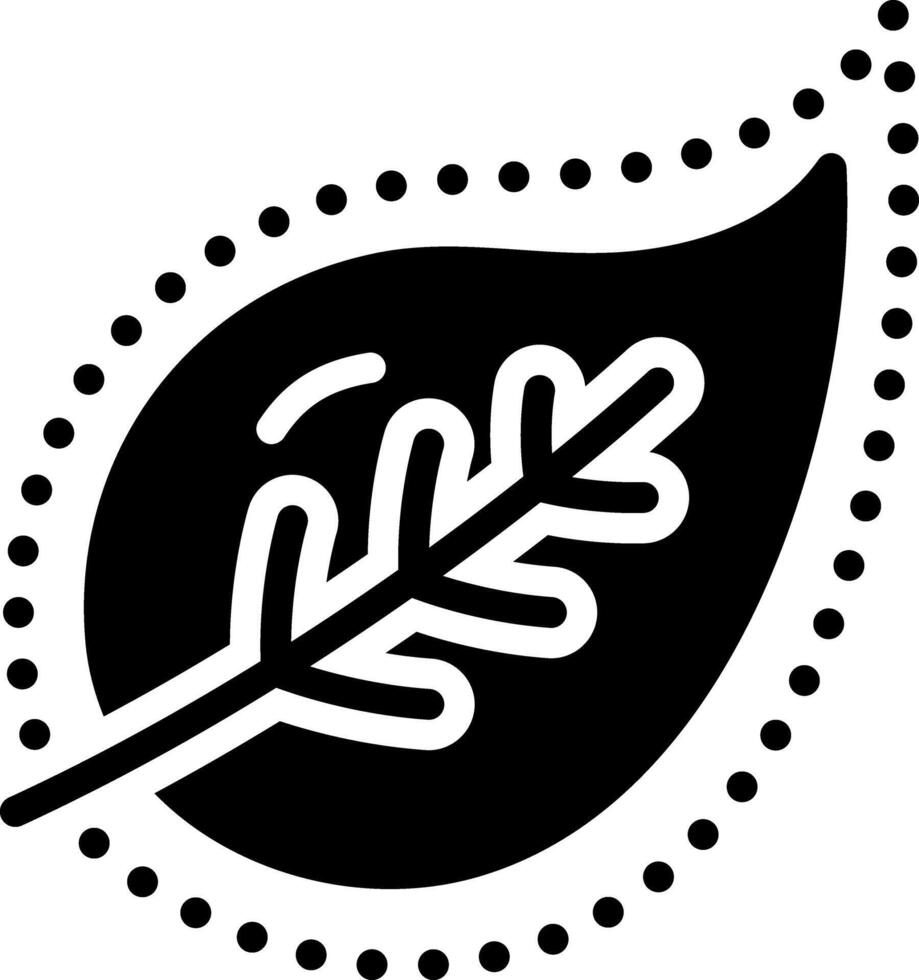 Vector solid black icon for outline