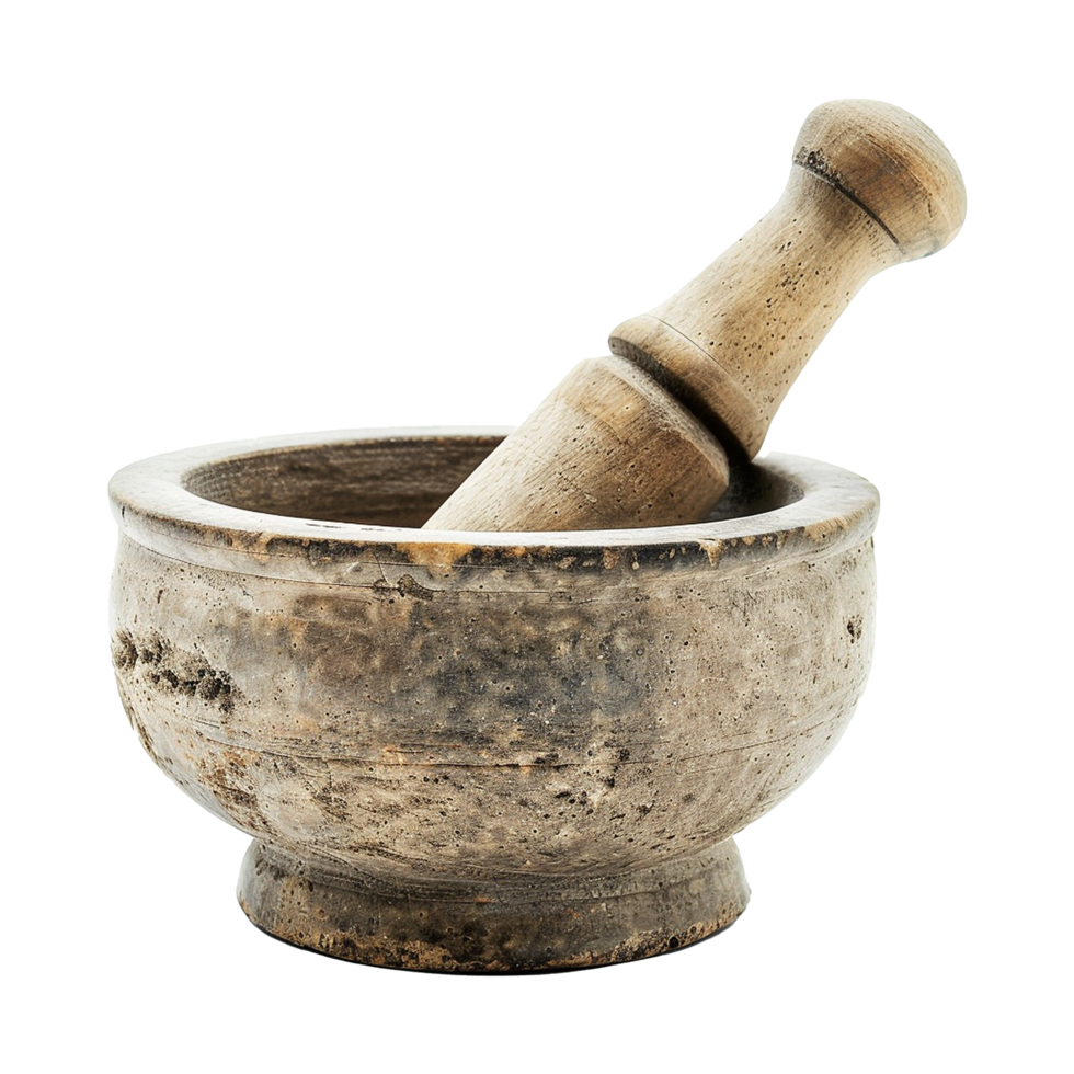 AI generated Pestle isolated on transparent background png
