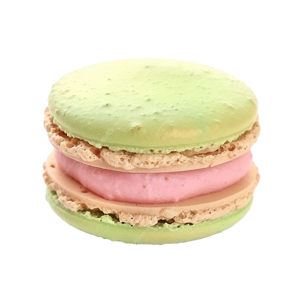 AI generated Macaron isolated on transparent background png