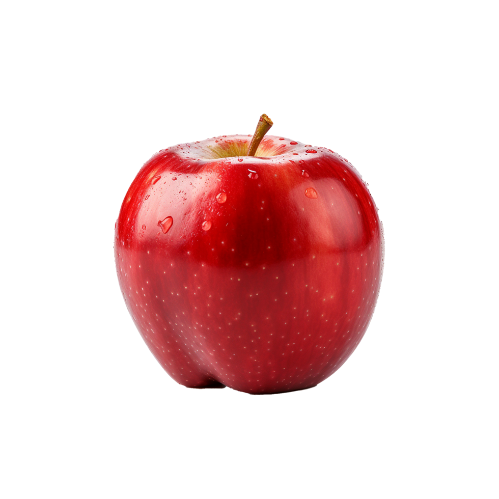 AI generated Fresh apple fruit png isolated on transparent background