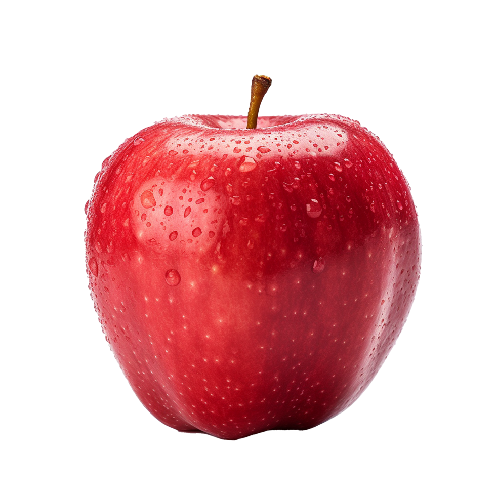 AI generated Fresh apple fruit png isolated on transparent background