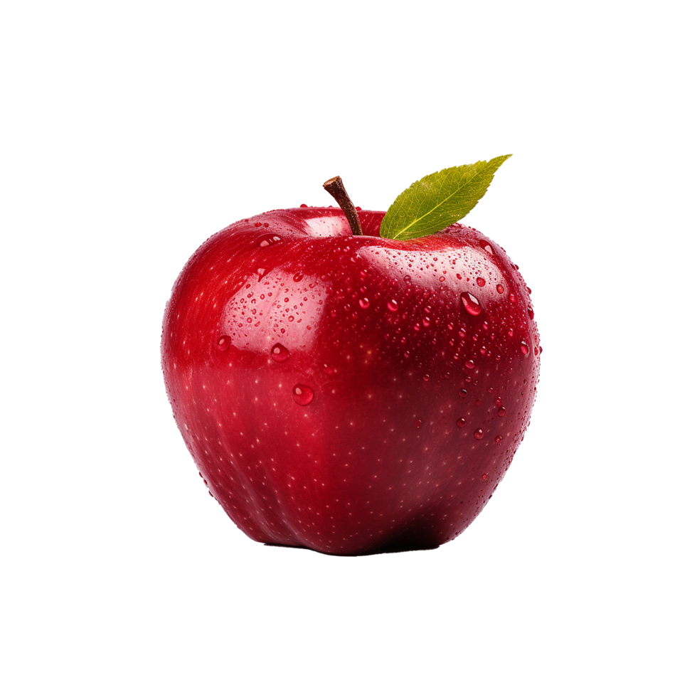 AI generated Fresh apple fruit png isolated on transparent background