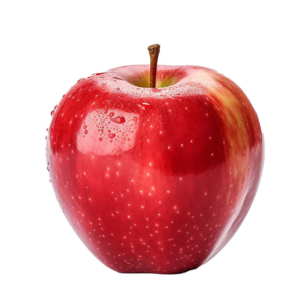 AI generated Fresh apple fruit png isolated on transparent background
