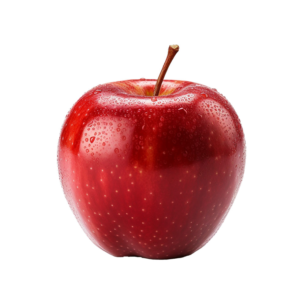 AI generated Fresh apple fruit png isolated on transparent background