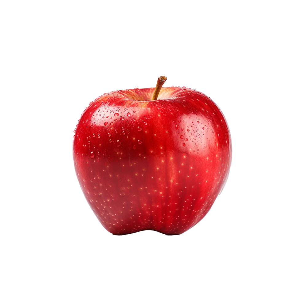 AI generated Fresh apple fruit png isolated on transparent background