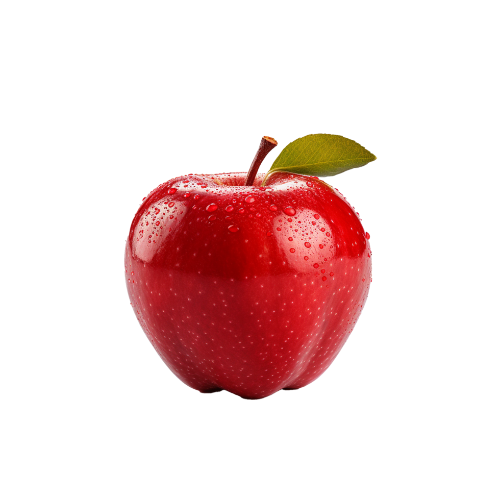 AI generated Fresh apple fruit png isolated on transparent background