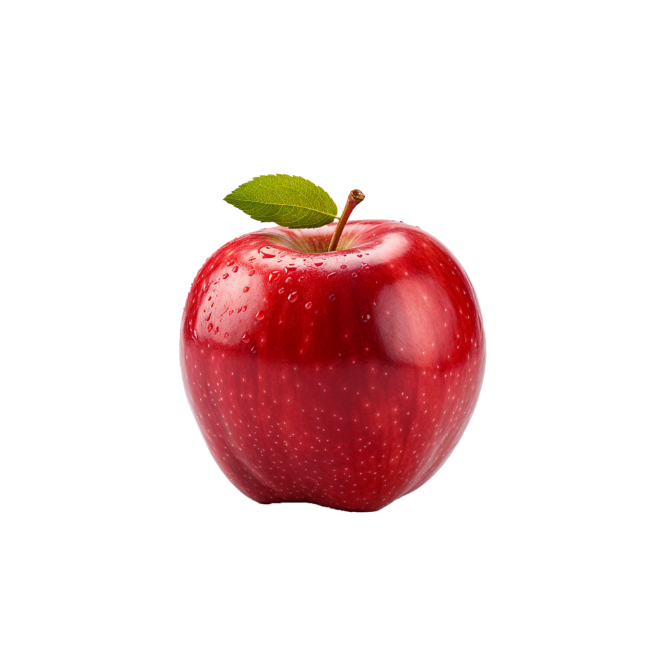 ai genererad färsk äpple frukt png isolerat på transparent bakgrund