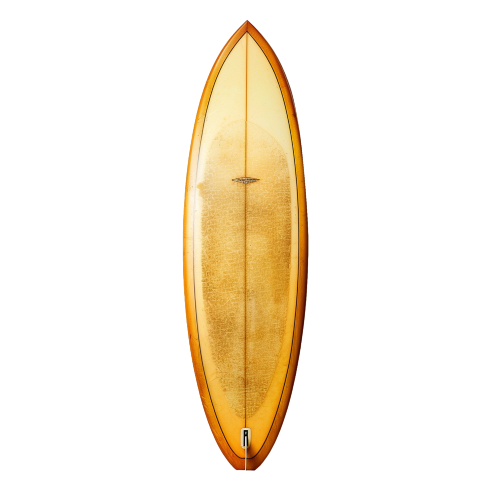 AI generated Surfboard at the beach isolated on transparent background png