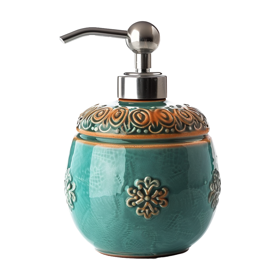 AI generated Stylish soap dispenser isolated on transparent background png