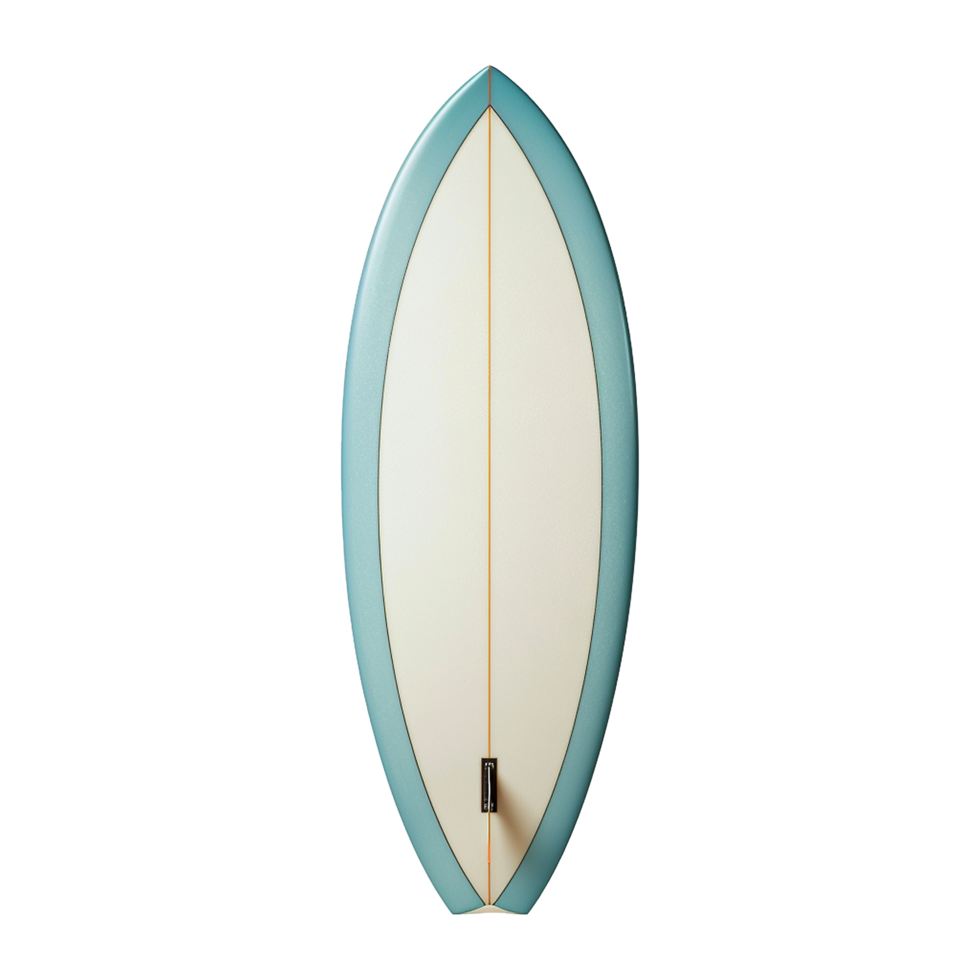 AI generated Surfboard at the beach isolated on transparent background png