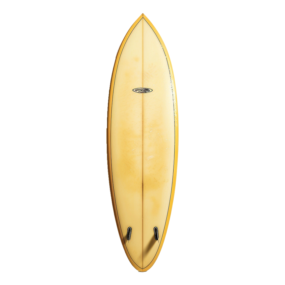 AI generated Surfboard at the beach isolated on transparent background png